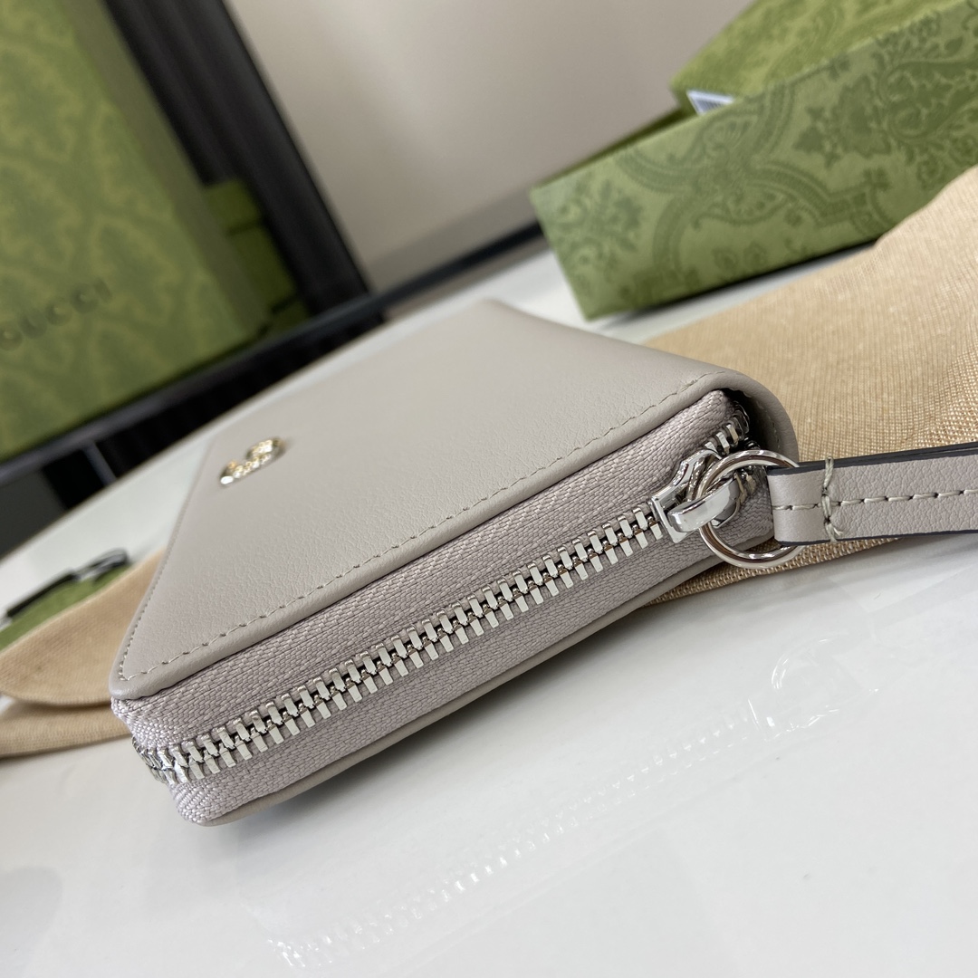 Gucci GG Marmont Zip-around Wallet - DopestKickz