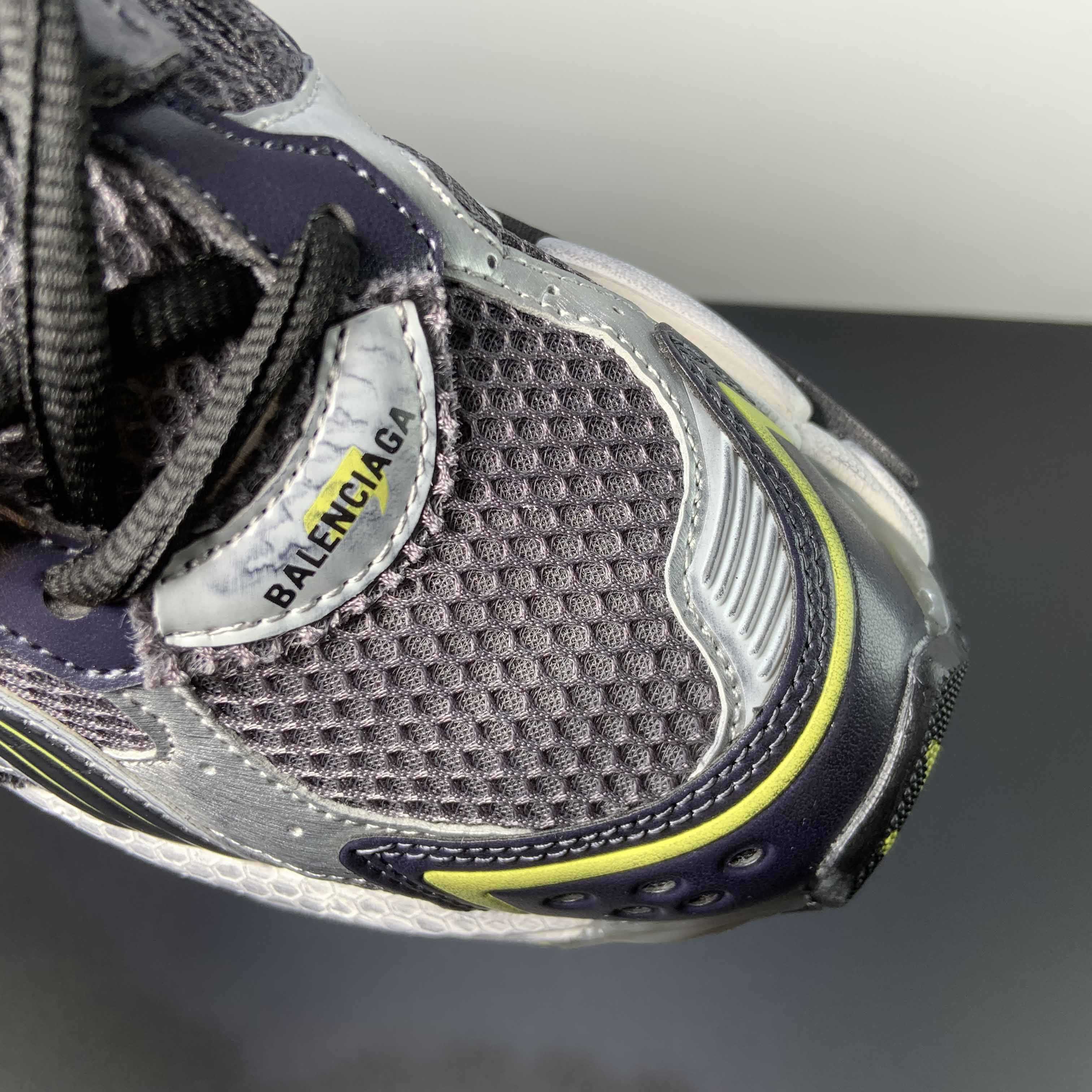 Balenciaga Runner Sneaker In Grey/Yellow And White - DopestKickz