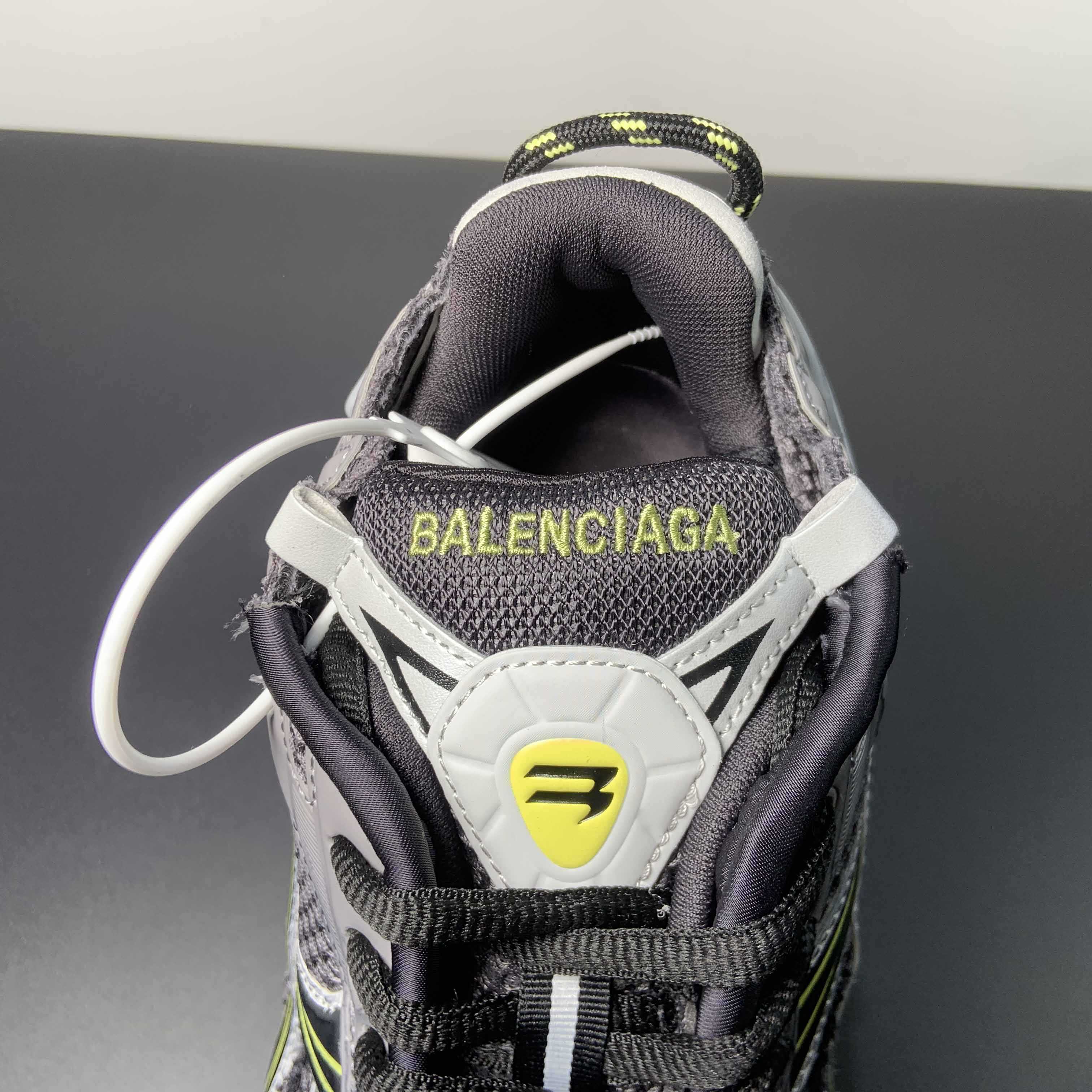Balenciaga Runner Sneaker In Grey/Yellow And White - DopestKickz
