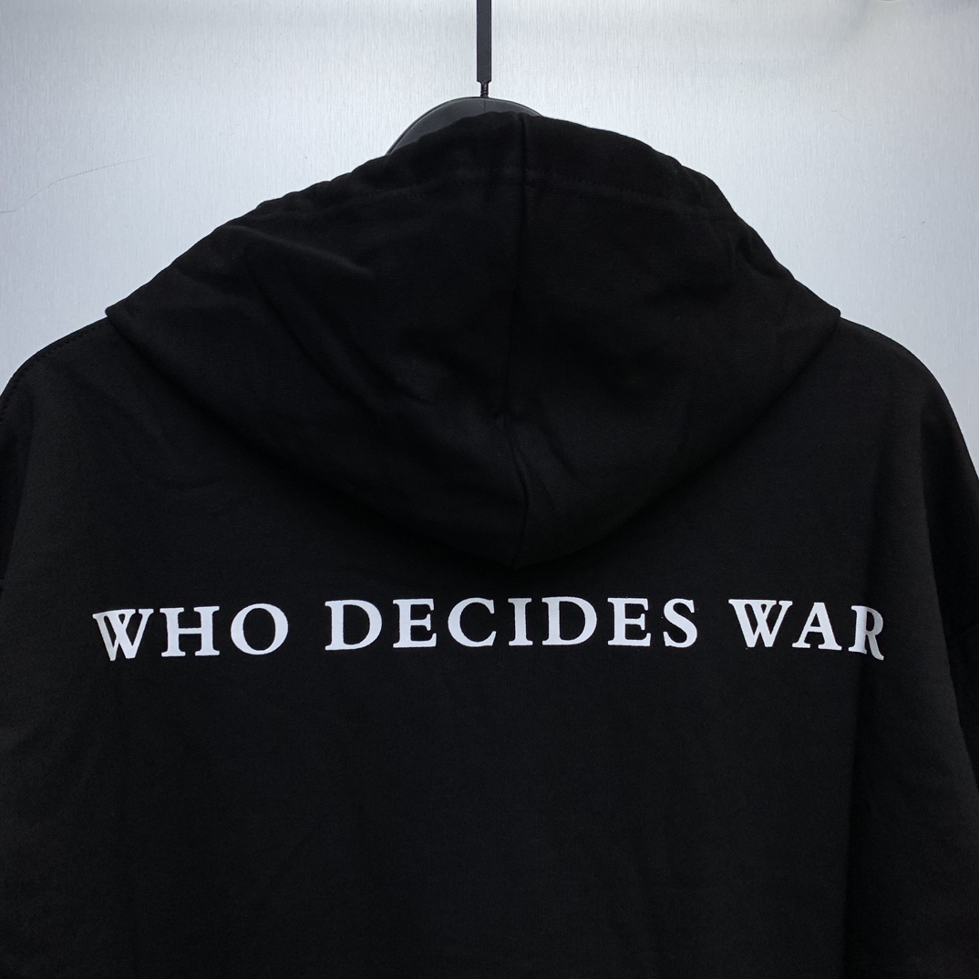 Who Decides War Stained Glass Hoodie - DopestKickz