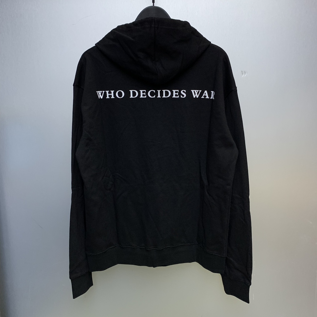 Who Decides War Stained Glass Hoodie - DopestKickz