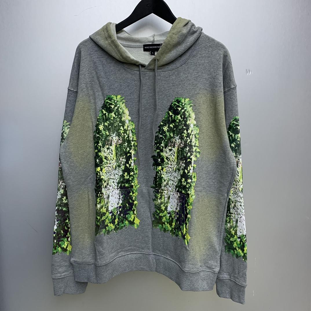 Who Decides War Green Garden Glass Hoodie - DopestKickz