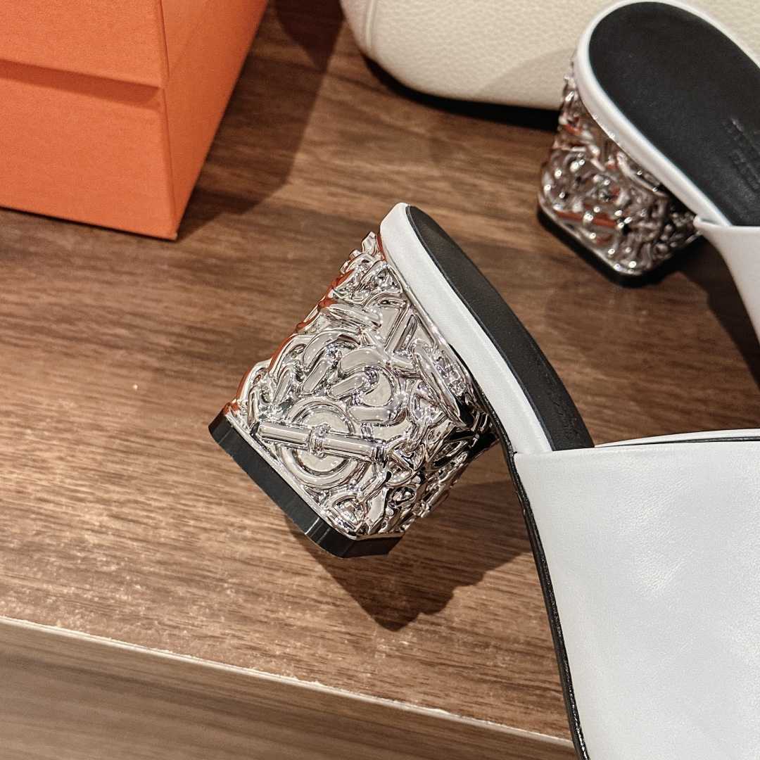 Hermes Glossy 60 Sandal - DopestKickz