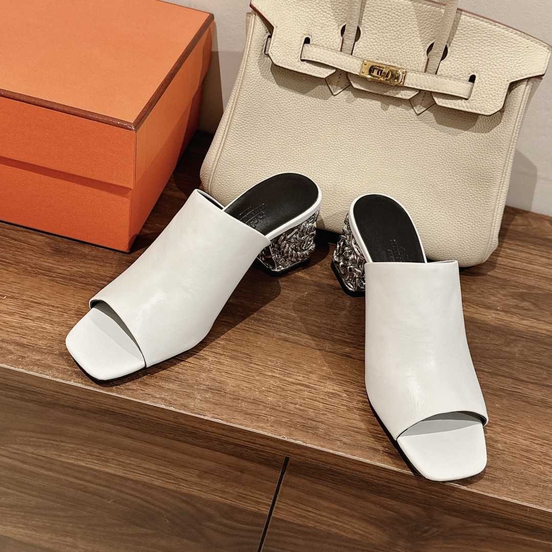 Hermes Glossy 60 Sandal - DopestKickz