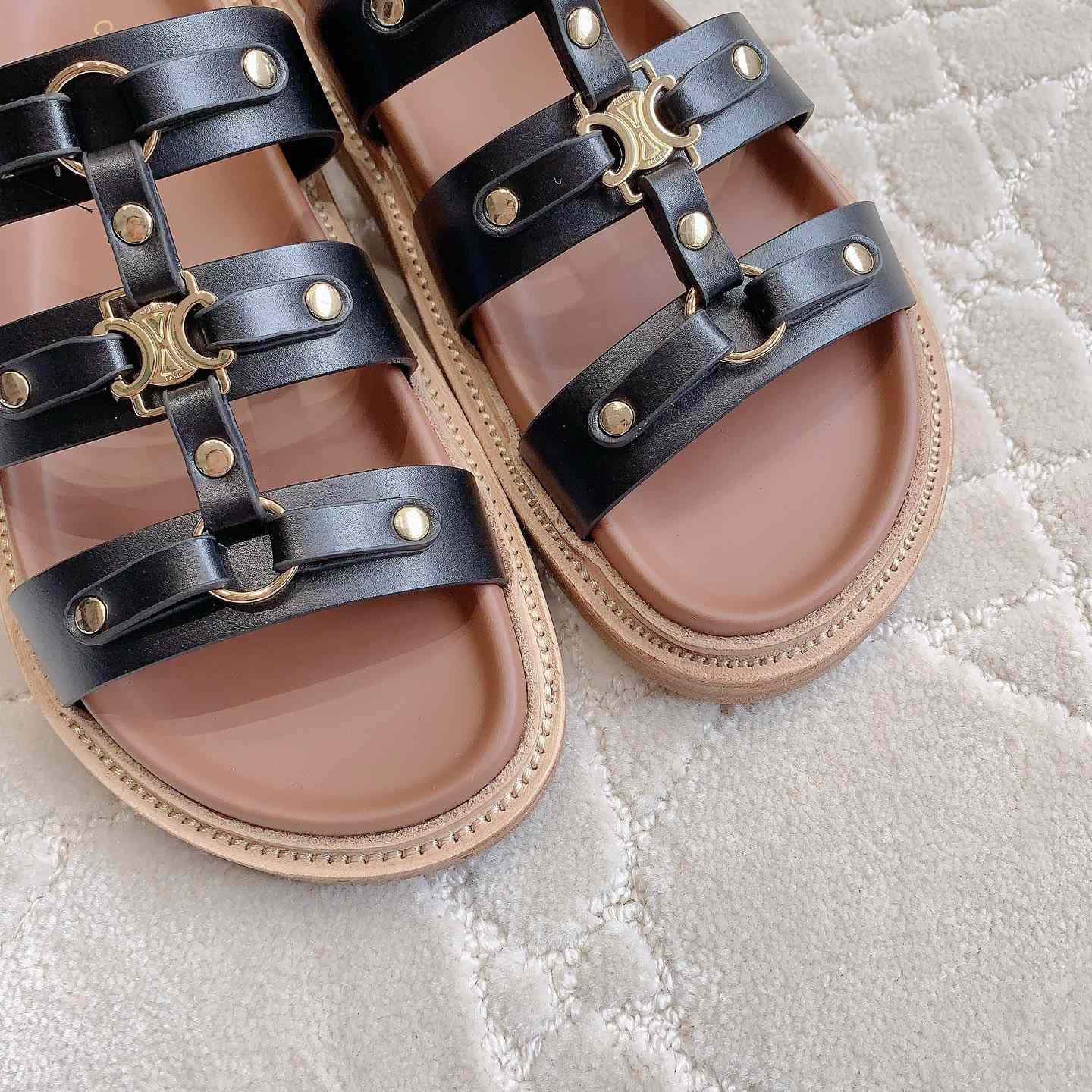 Celine Tippi Slide In Calfskin - DopestKickz