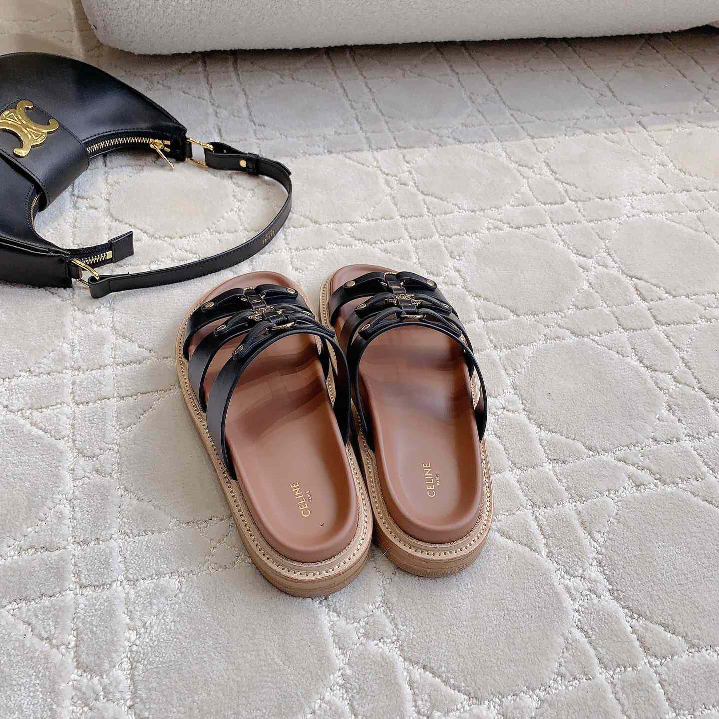 Celine Tippi Slide In Calfskin - DopestKickz