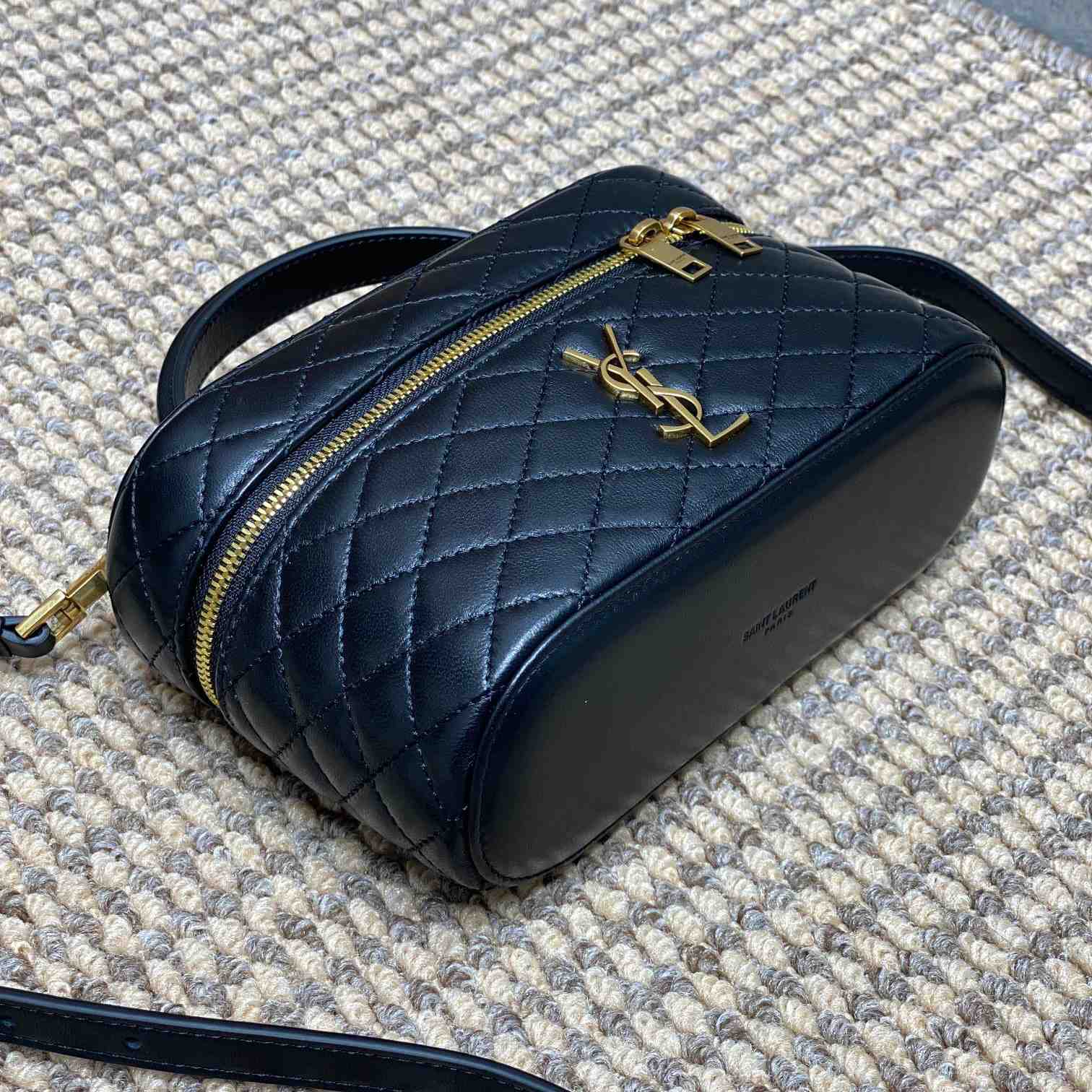 Saint Laurent Gaby Vanity Bag In Lambskin - DopestKickz