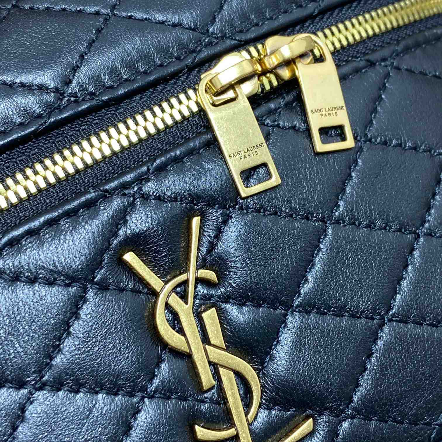 Saint Laurent Gaby Vanity Bag In Lambskin - DopestKickz