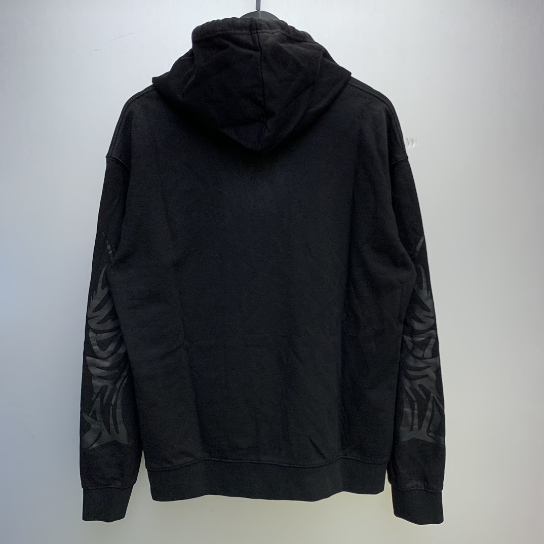 Who Decides War Black Winged Hoodie - DopestKickz