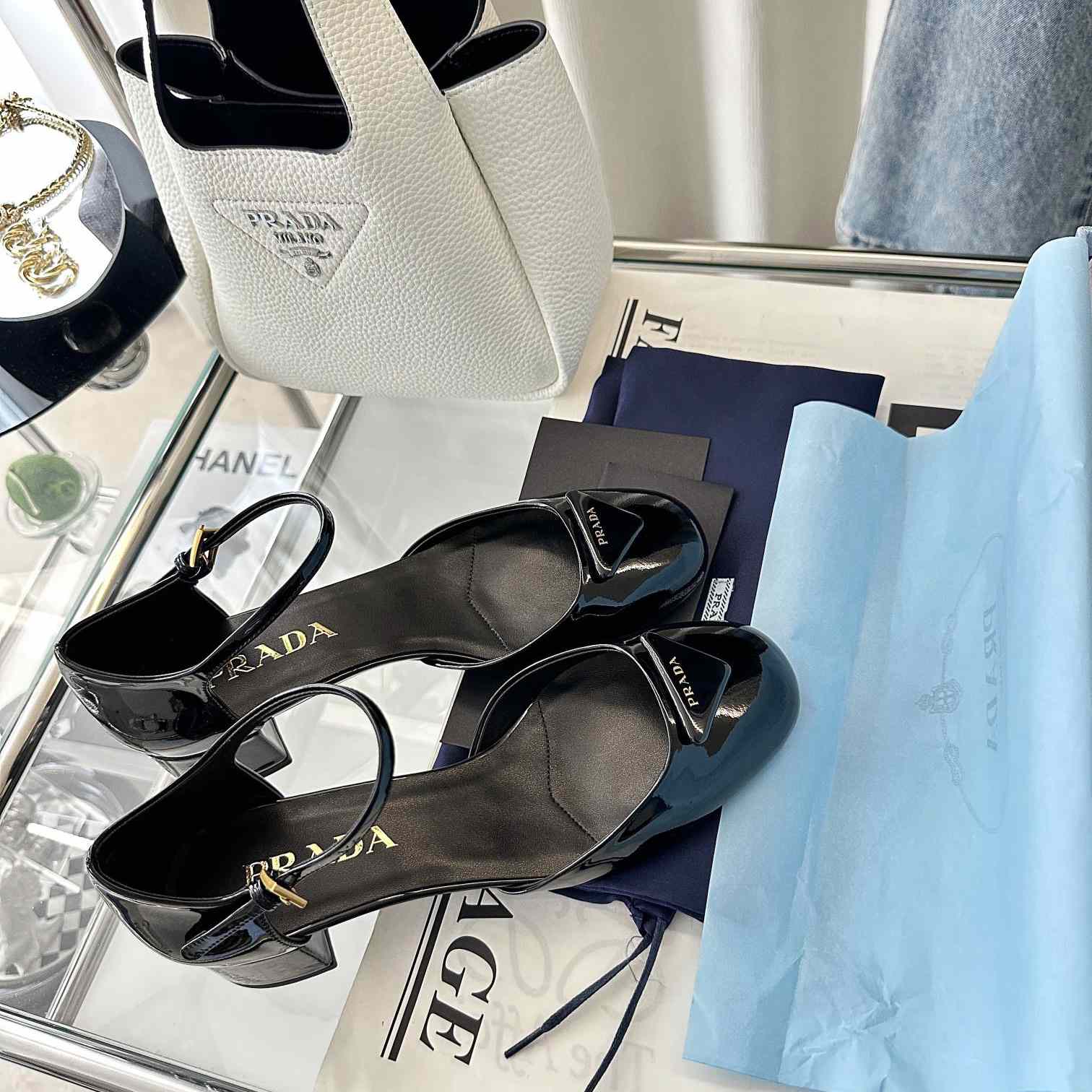 Prada Patent Leather Pumps - DopestKickz