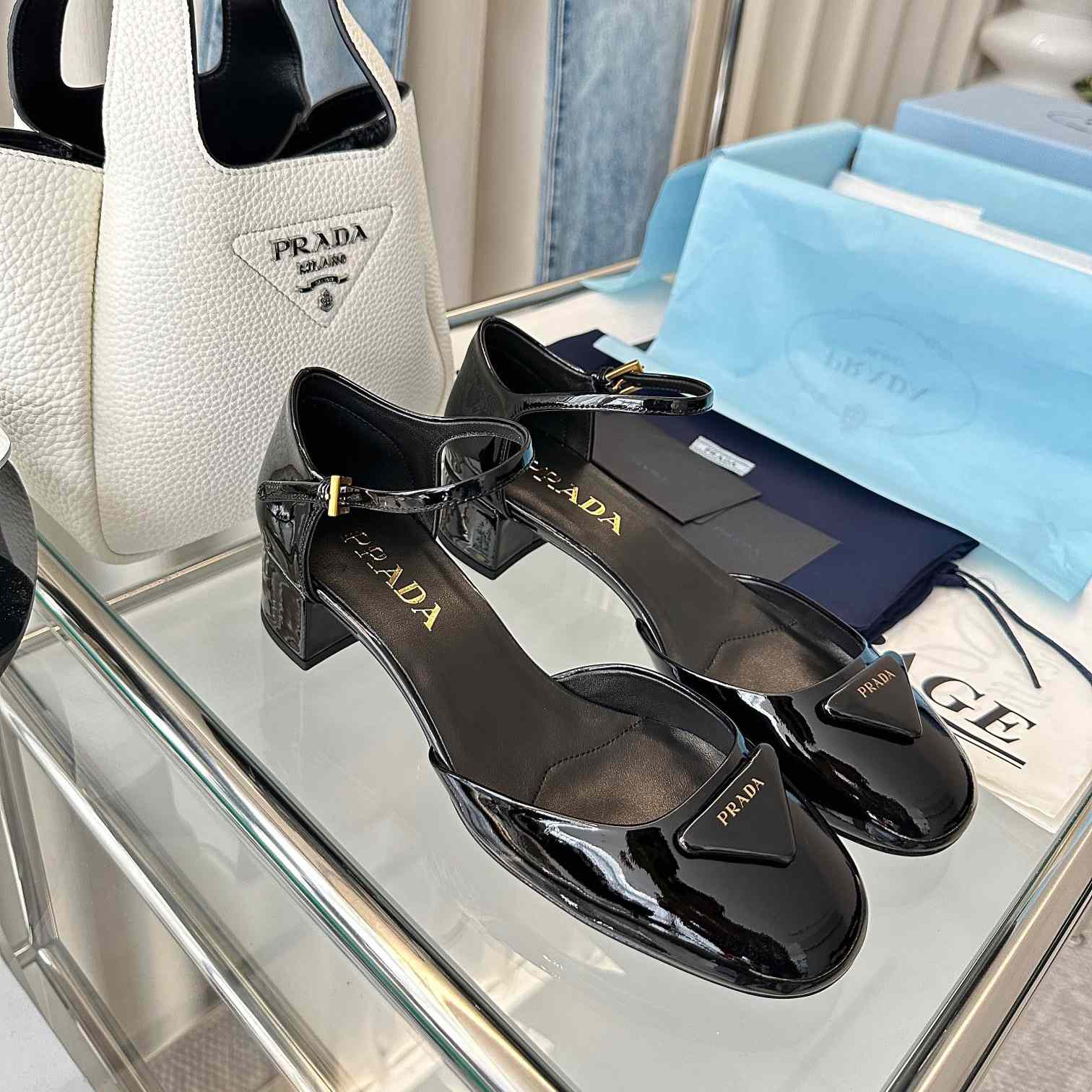 Prada Patent Leather Pumps - DopestKickz