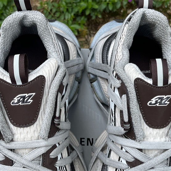 Balenciaga 3XL Extreme Lace Sneaker In Brown/ Grey And Beige - DopestKickz