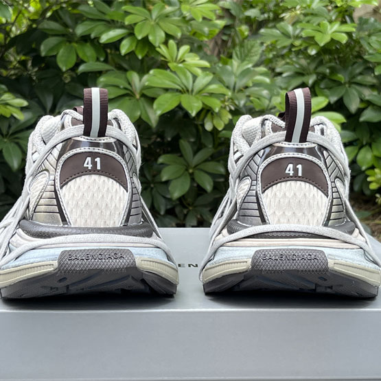 Balenciaga 3XL Extreme Lace Sneaker In Brown/ Grey And Beige - DopestKickz