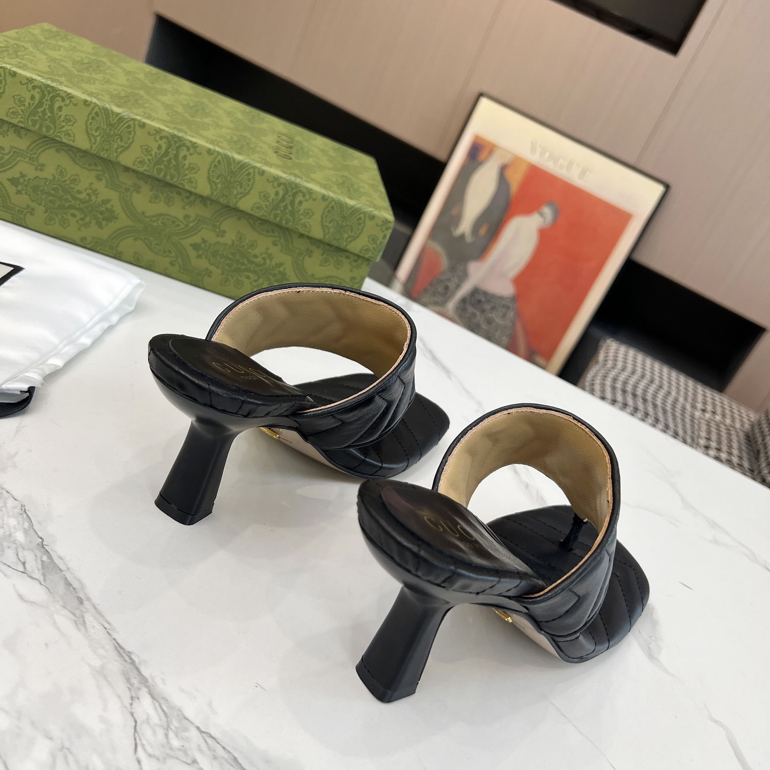 Gucci Women's Double G thong sandal - DopestKickz