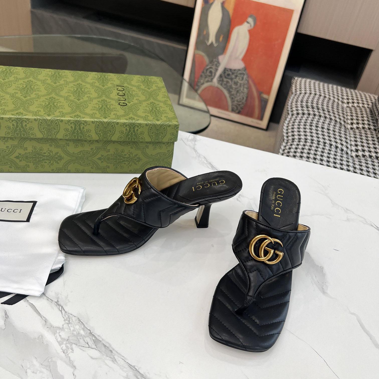 Gucci Women's Double G thong sandal - DopestKickz