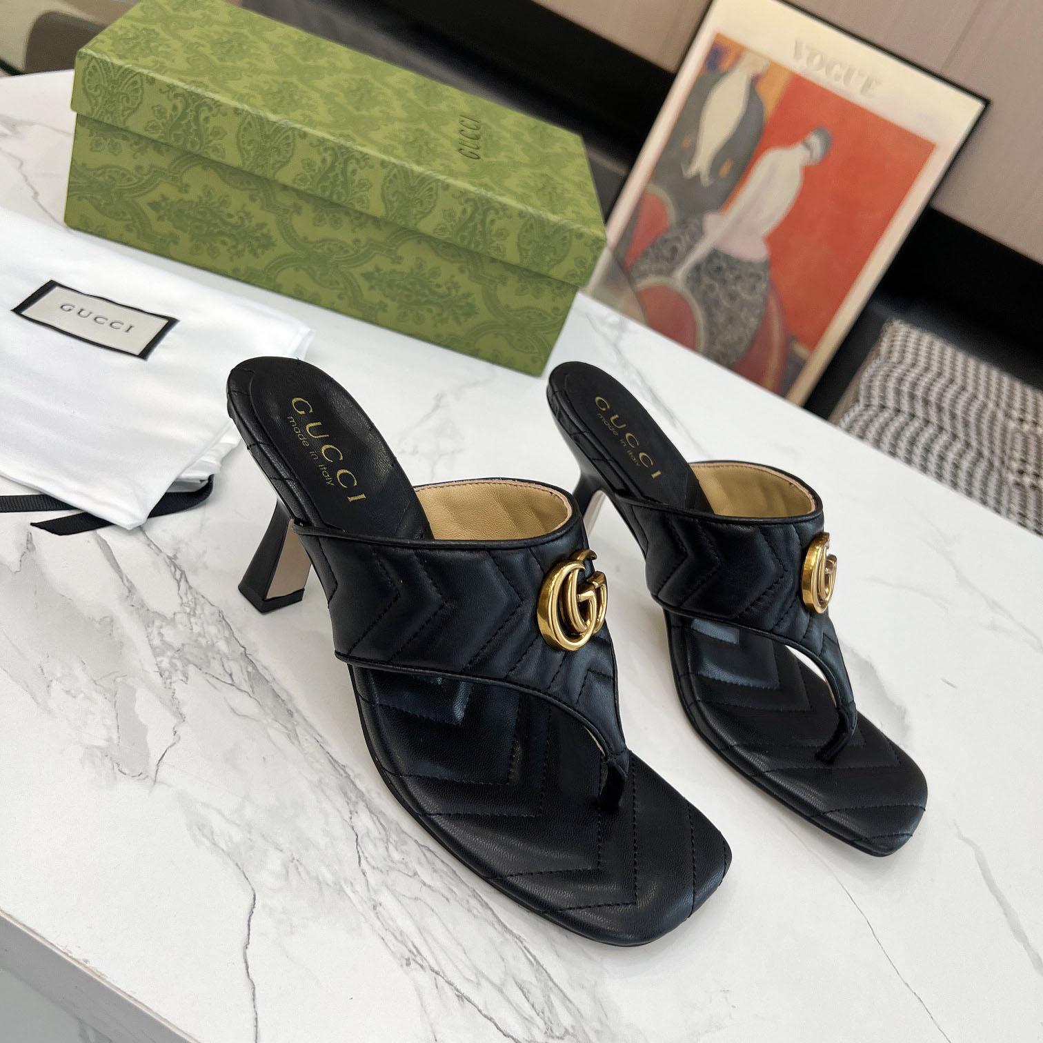 Gucci Women's Double G thong sandal - DopestKickz