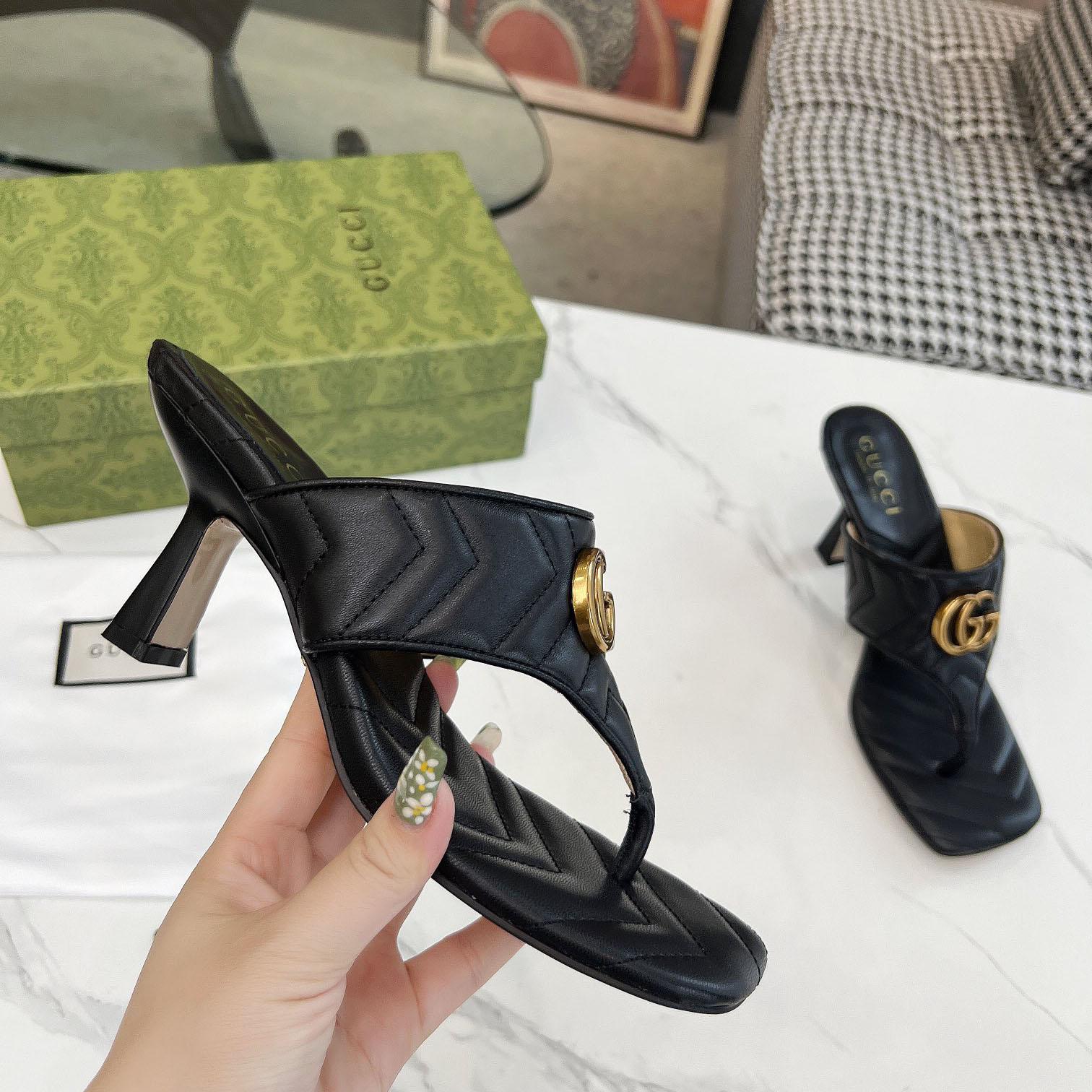 Gucci Women's Double G thong sandal - DopestKickz