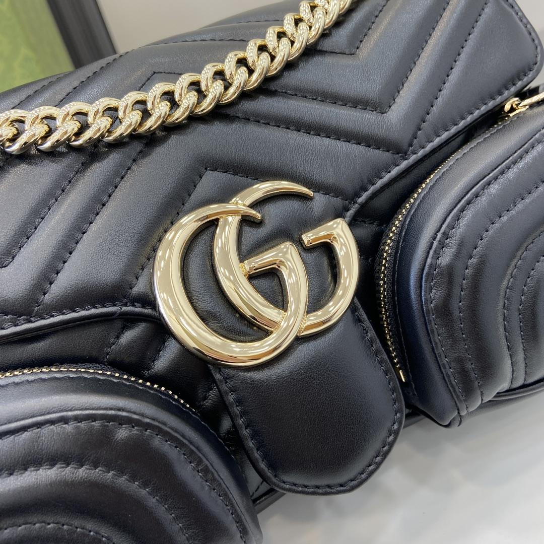 Gucci GG Marmont Small Multi-pocket Bag - DopestKickz