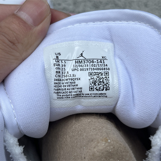 Jordan Air Jordan 1 LOW “White/Pink Foam/Glacier Blue  Sneaker    HM3706-141 - DopestKickz