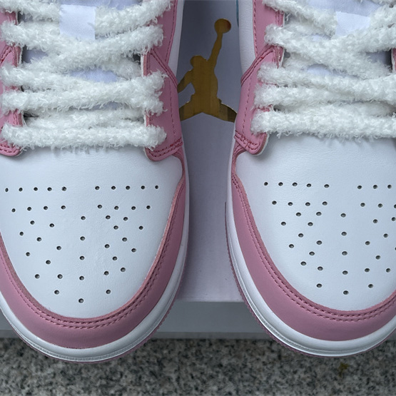 Jordan Air Jordan 1 LOW “White/Pink Foam/Glacier Blue  Sneaker    HM3706-141 - DopestKickz