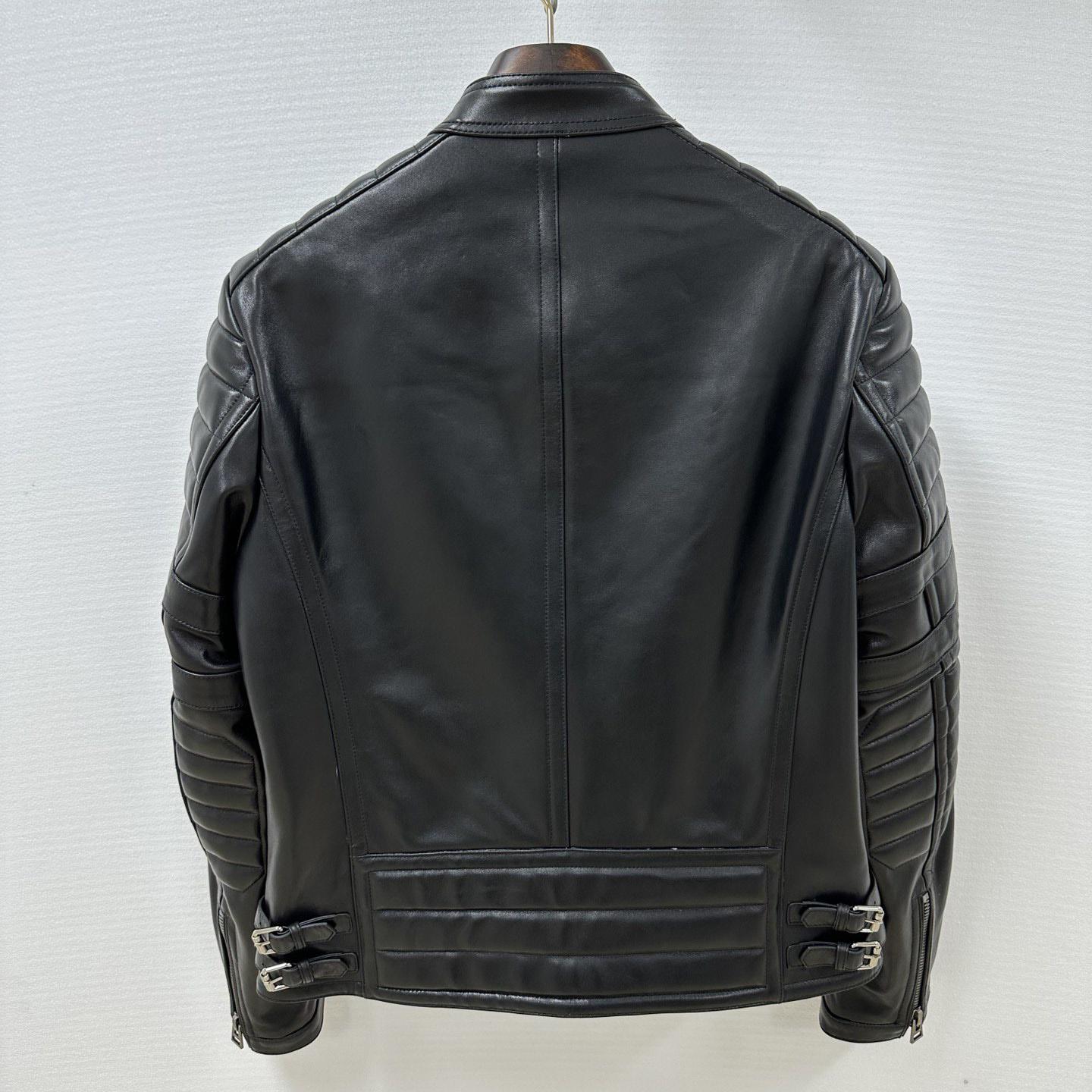 Tom Ford Grain Leather Zip Biker - DopestKickz