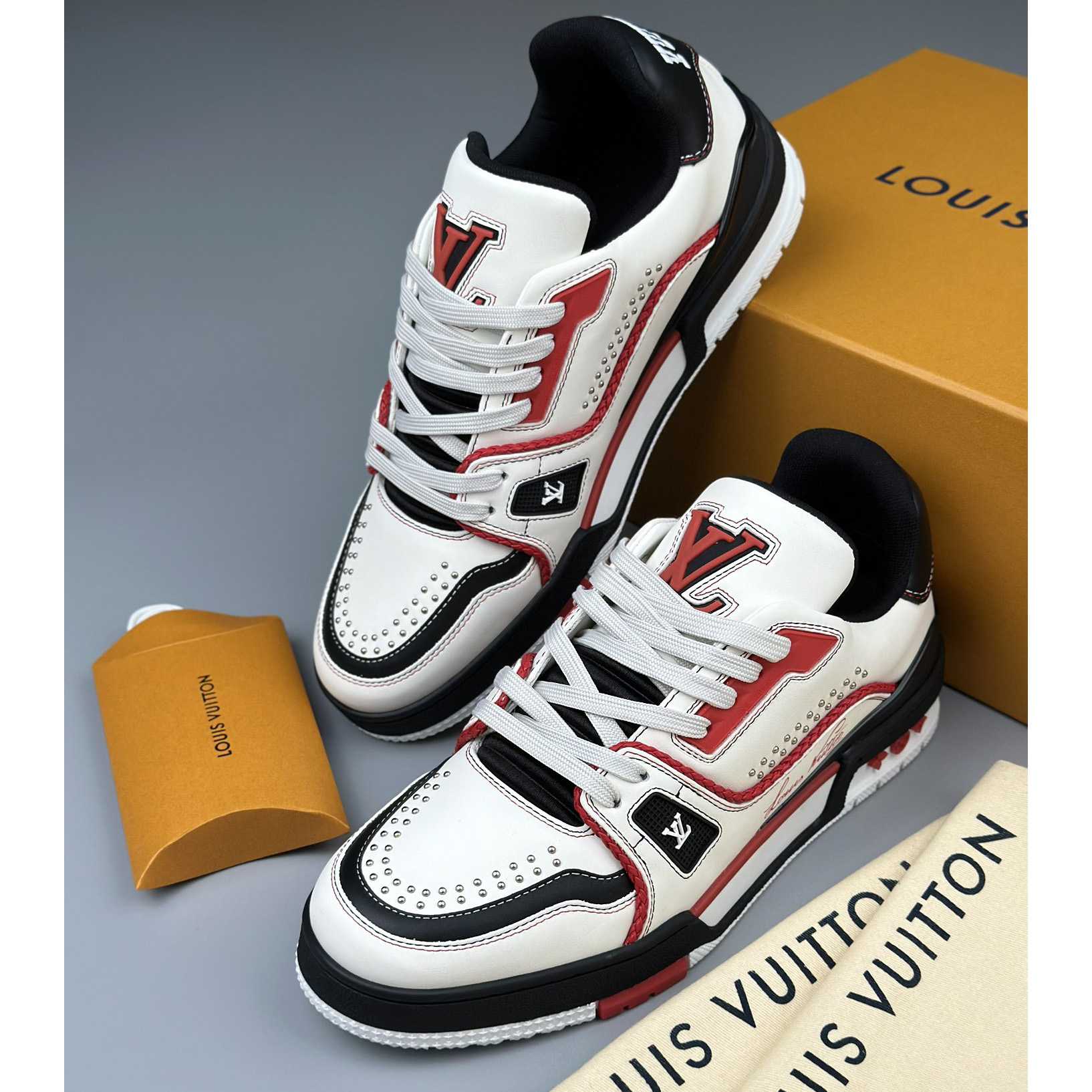 Louis Vuitton LV Trainer Sneaker   - DopestKickz