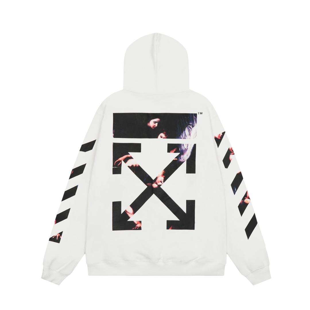 Off-White Caravaggio Arrows Hoodie - DopestKickz