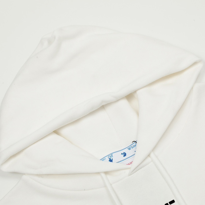 Off-White Spray Painting Over Hoodie - DopestKickz