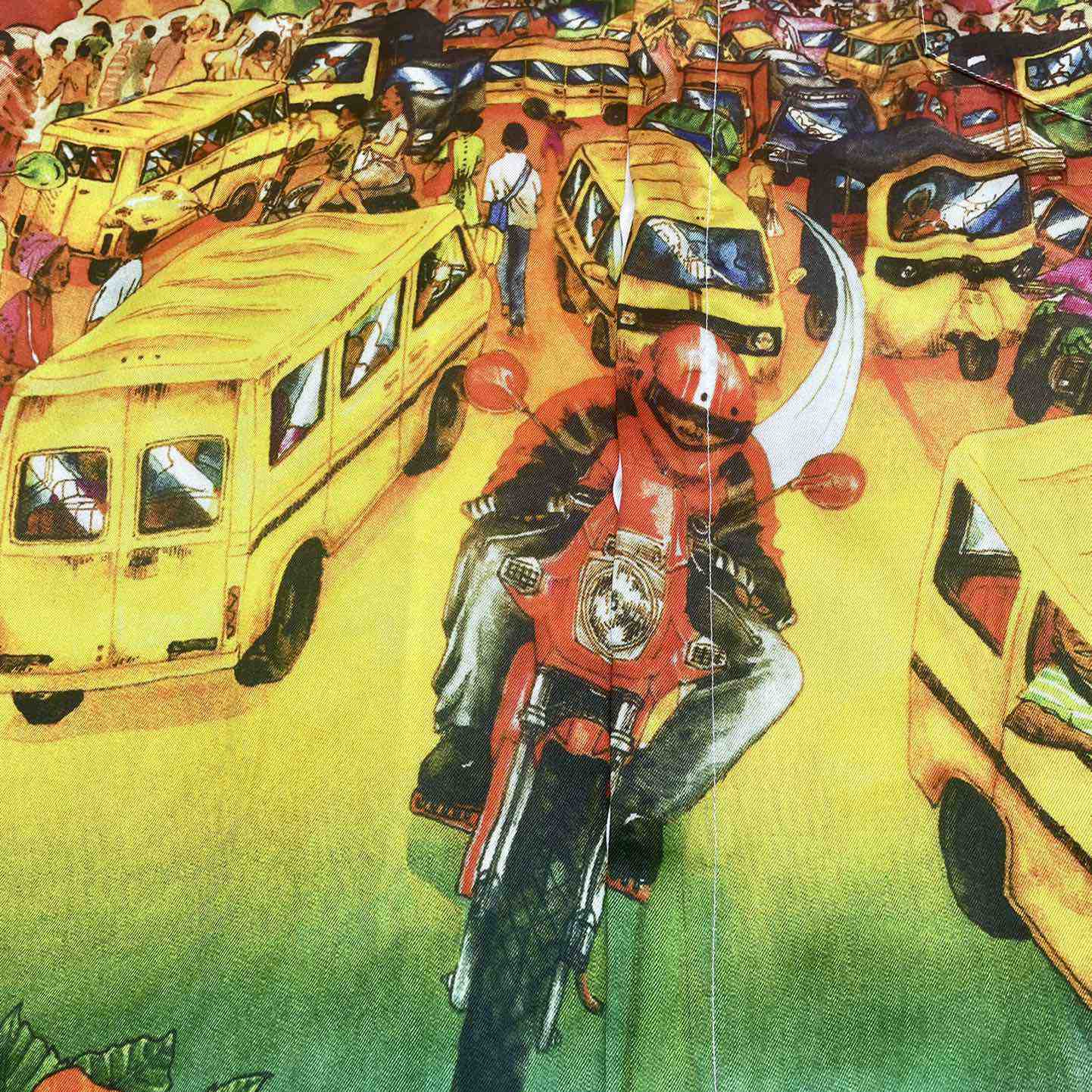 Casablanca Traffic Silk Shirt   CA3473 - DopestKickz