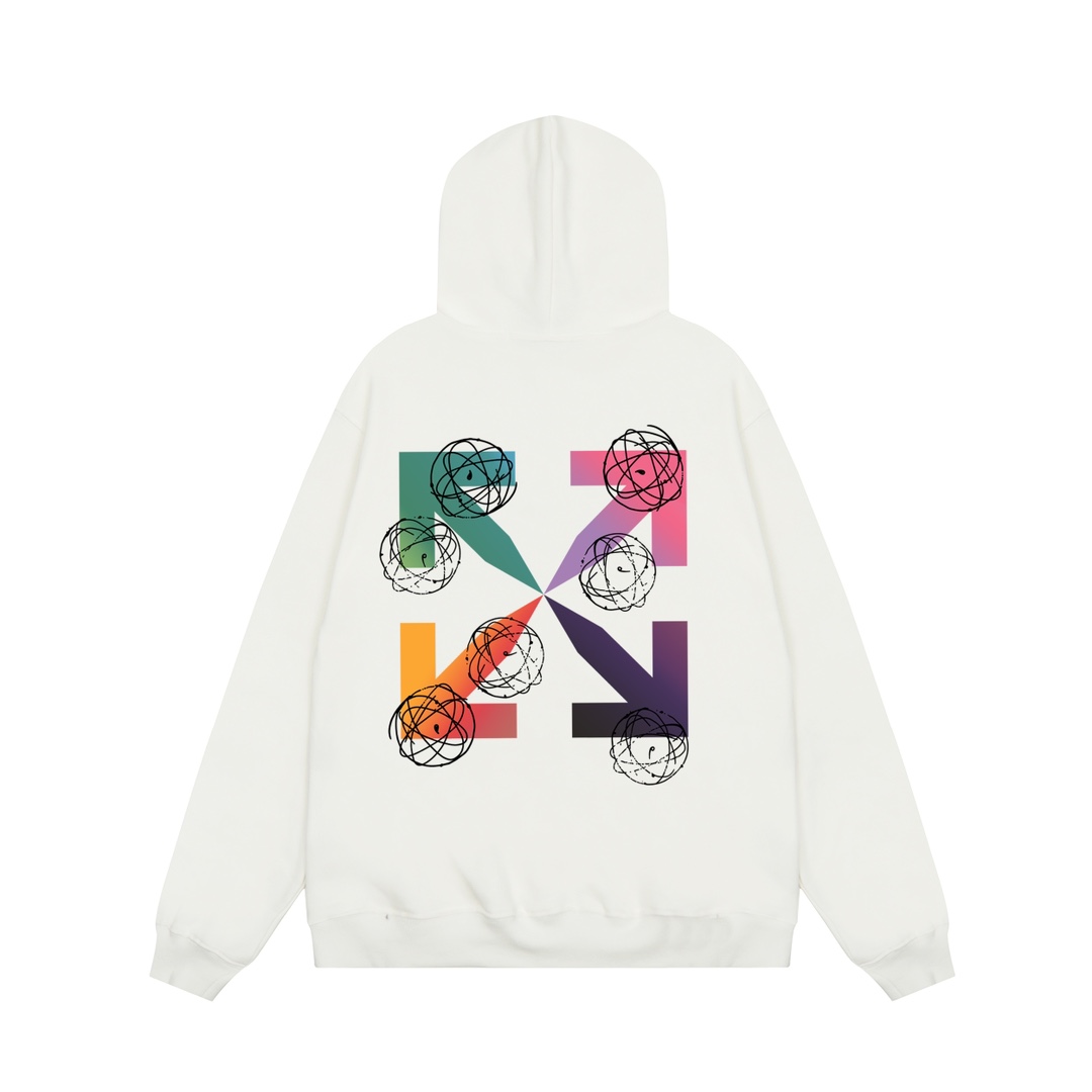 Off-White Cotton Hoodie - DopestKickz