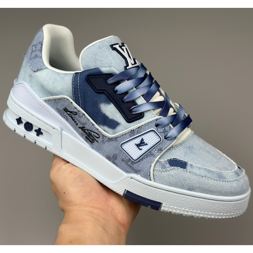 Louis Vuitton LV Trainer Sneaker   - DopestKickz