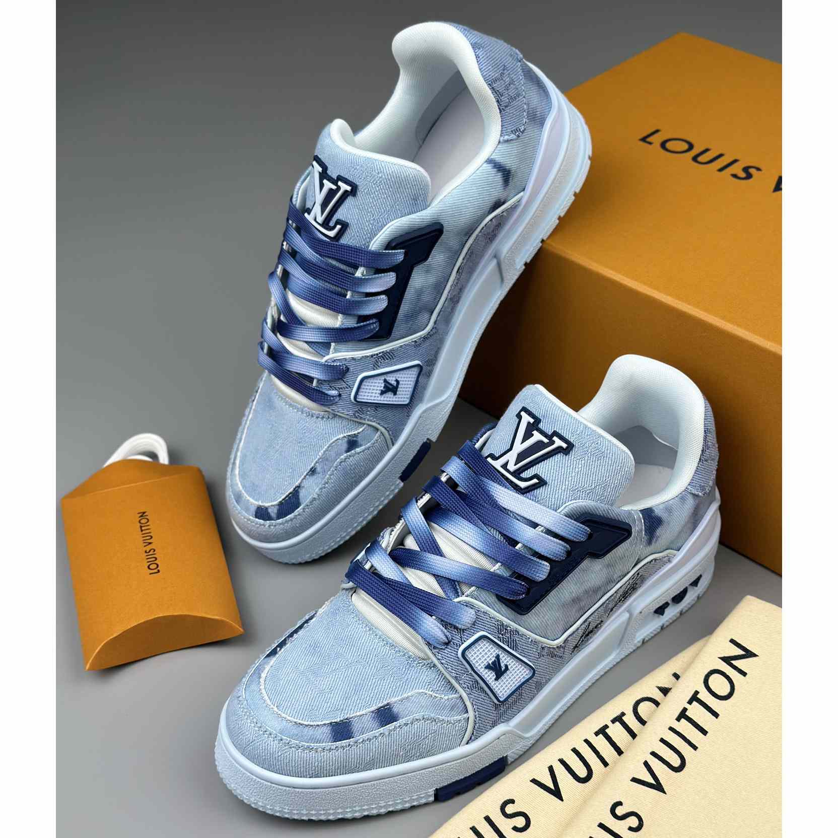 Louis Vuitton LV Trainer Sneaker   - DopestKickz