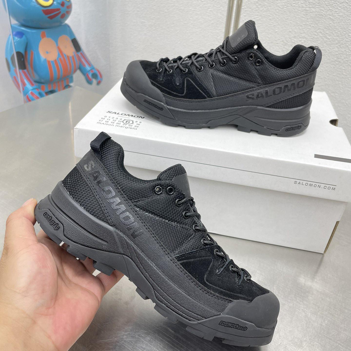 Maison Margiela Black Salomon Edition X-Alpages Sneakers - DopestKickz