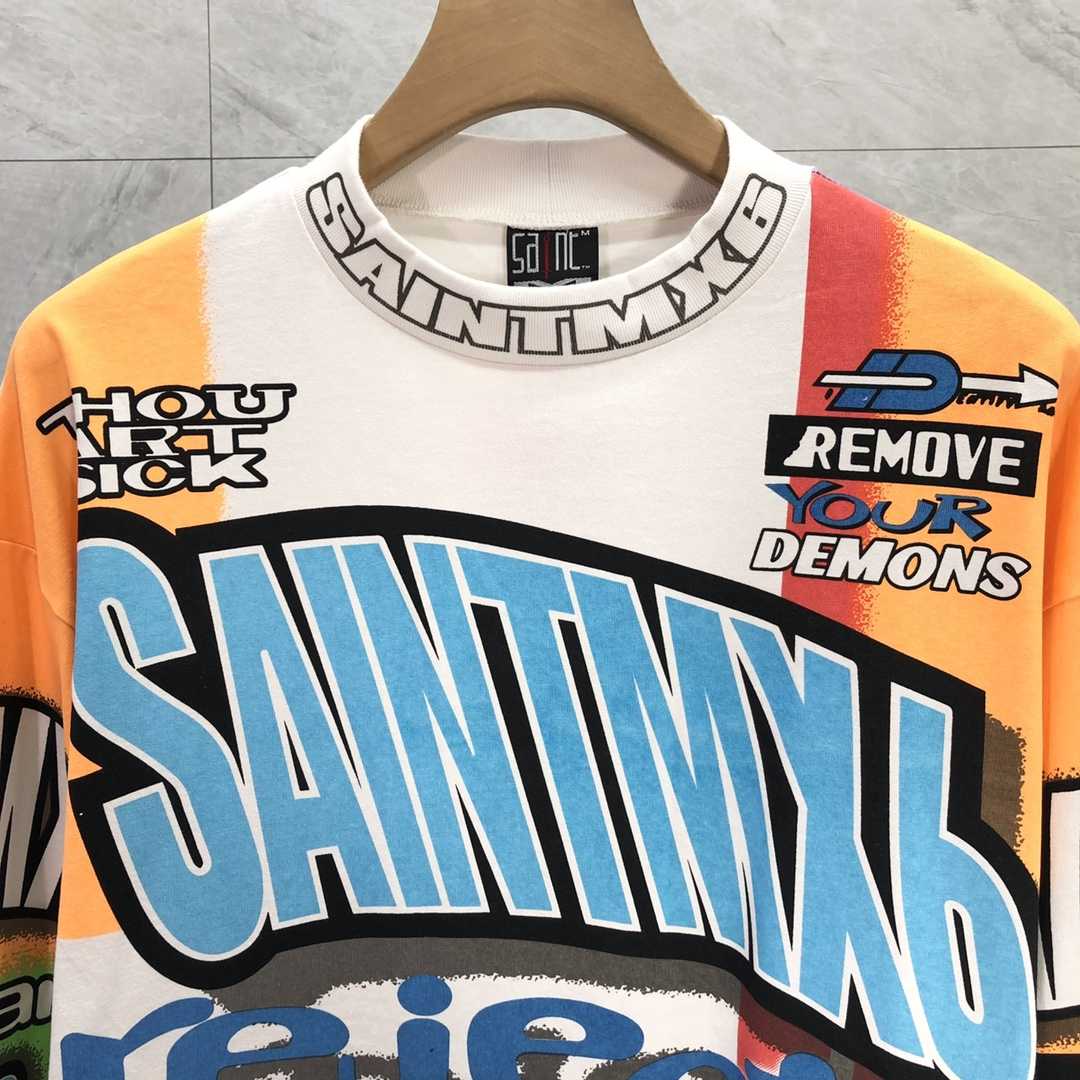 Saint Michael x Motocross Tee - DopestKickz