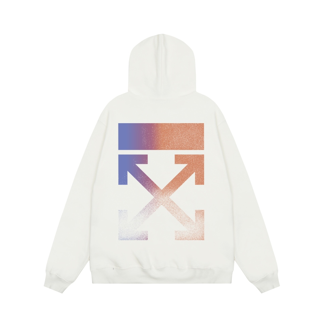 Off-White Gradient Arrows Hoodie - DopestKickz