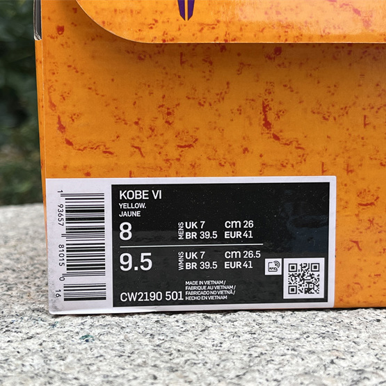 Nike Kobe 6 OFF-WHITE   CW2190-501  - DopestKickz