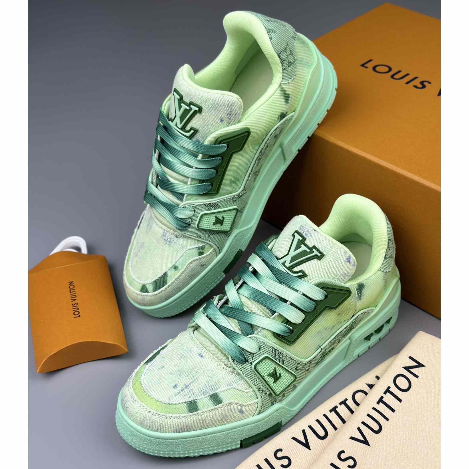 Louis Vuitton LV Trainer Sneaker   - DopestKickz
