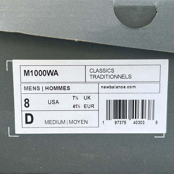 New Balance NB 1000 Y2K Sneakers      M1000WA - DopestKickz