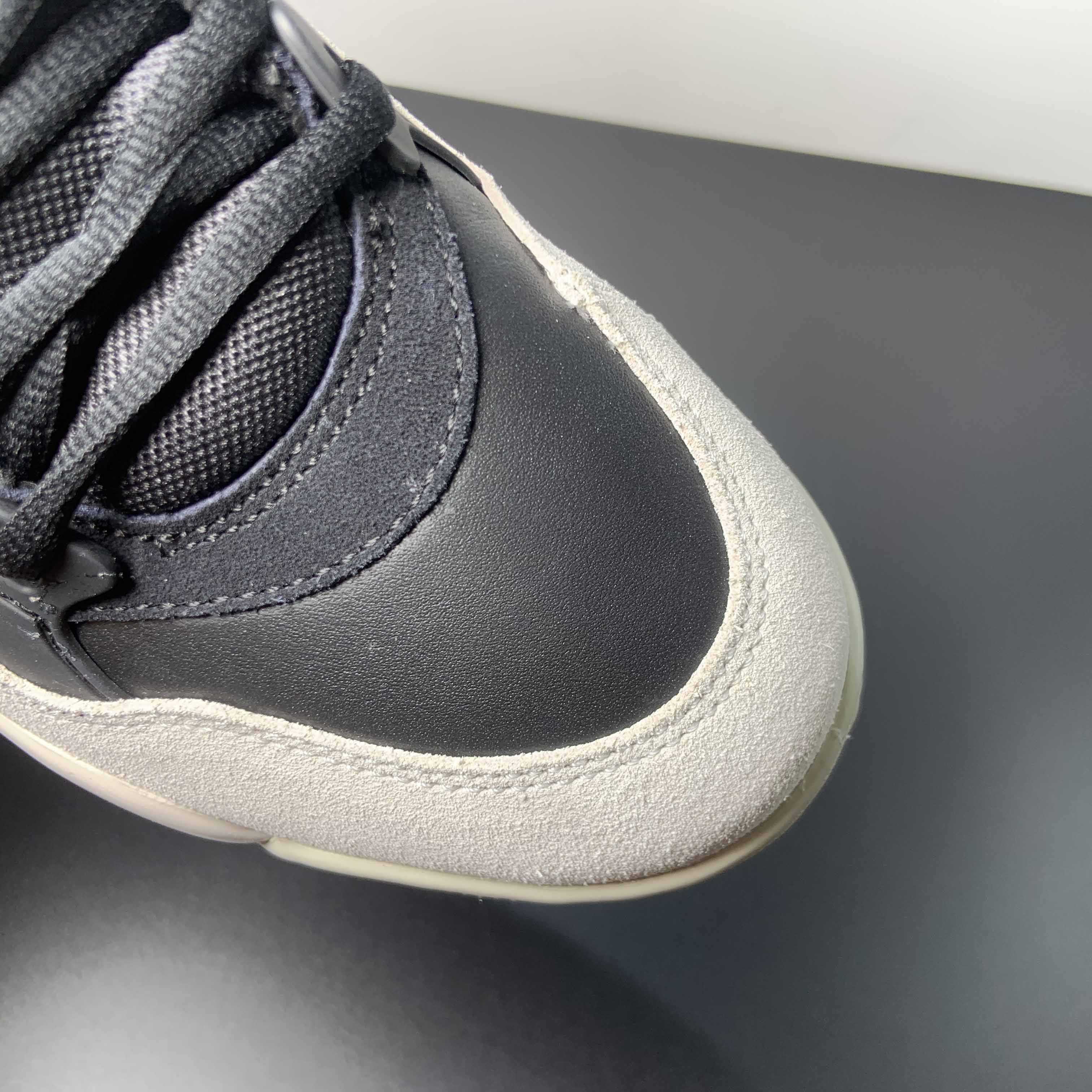 Jordan 4 Black/Light Bone-Dark Grey Sneakers     FQ7939-001 - DopestKickz