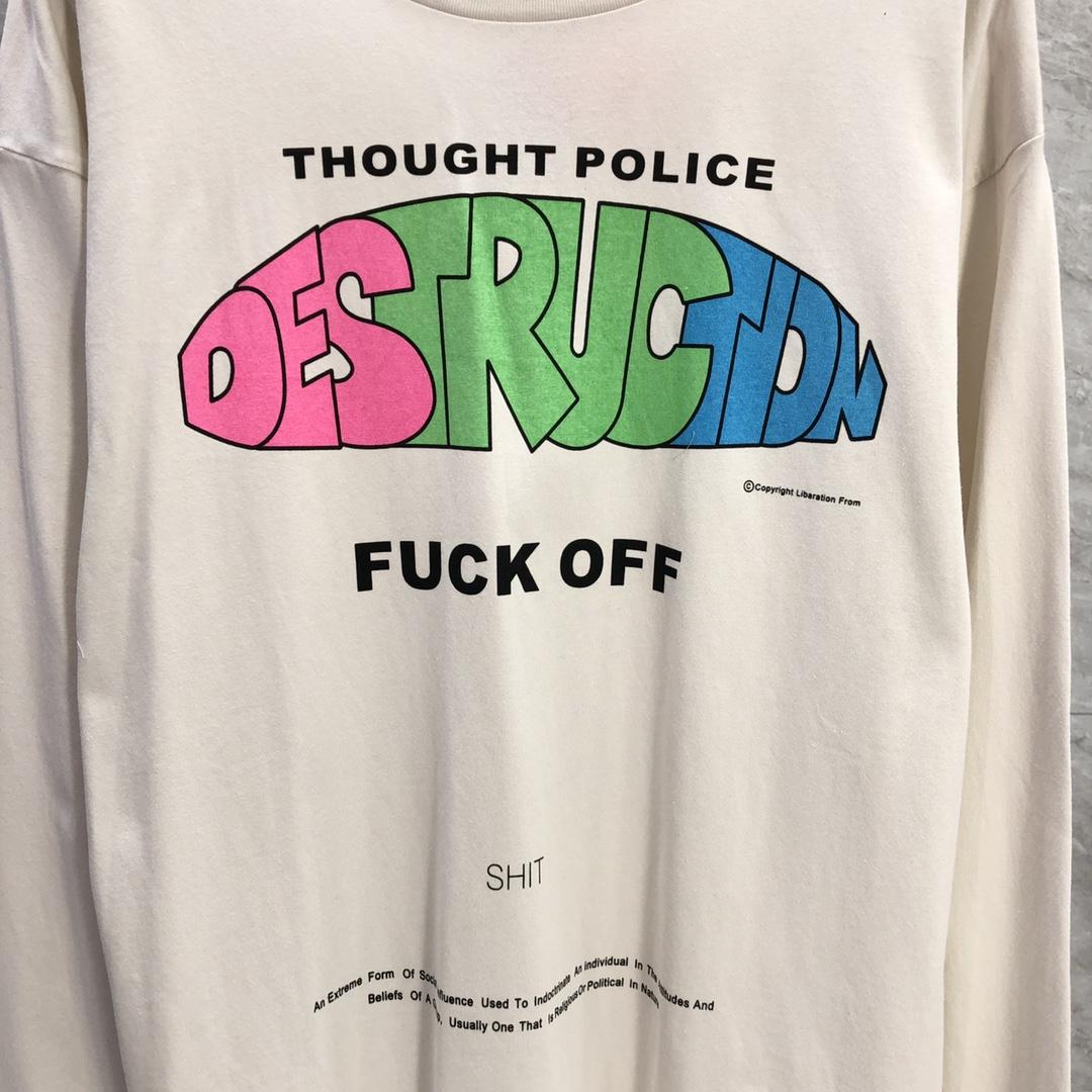 Saint Michael Distruction Long sleeve T-shirt  - DopestKickz