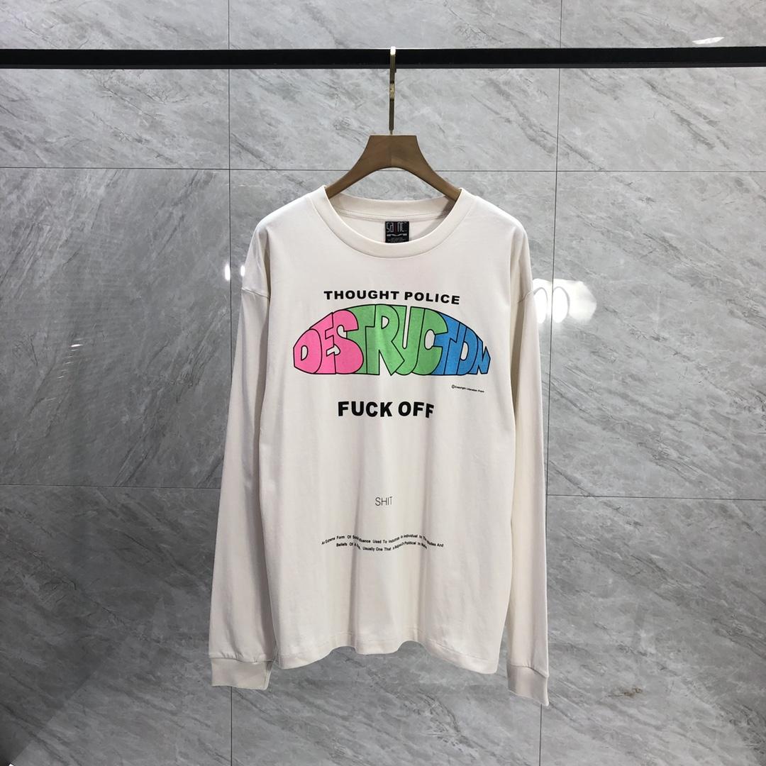 Saint Michael Distruction Long sleeve T-shirt  - DopestKickz