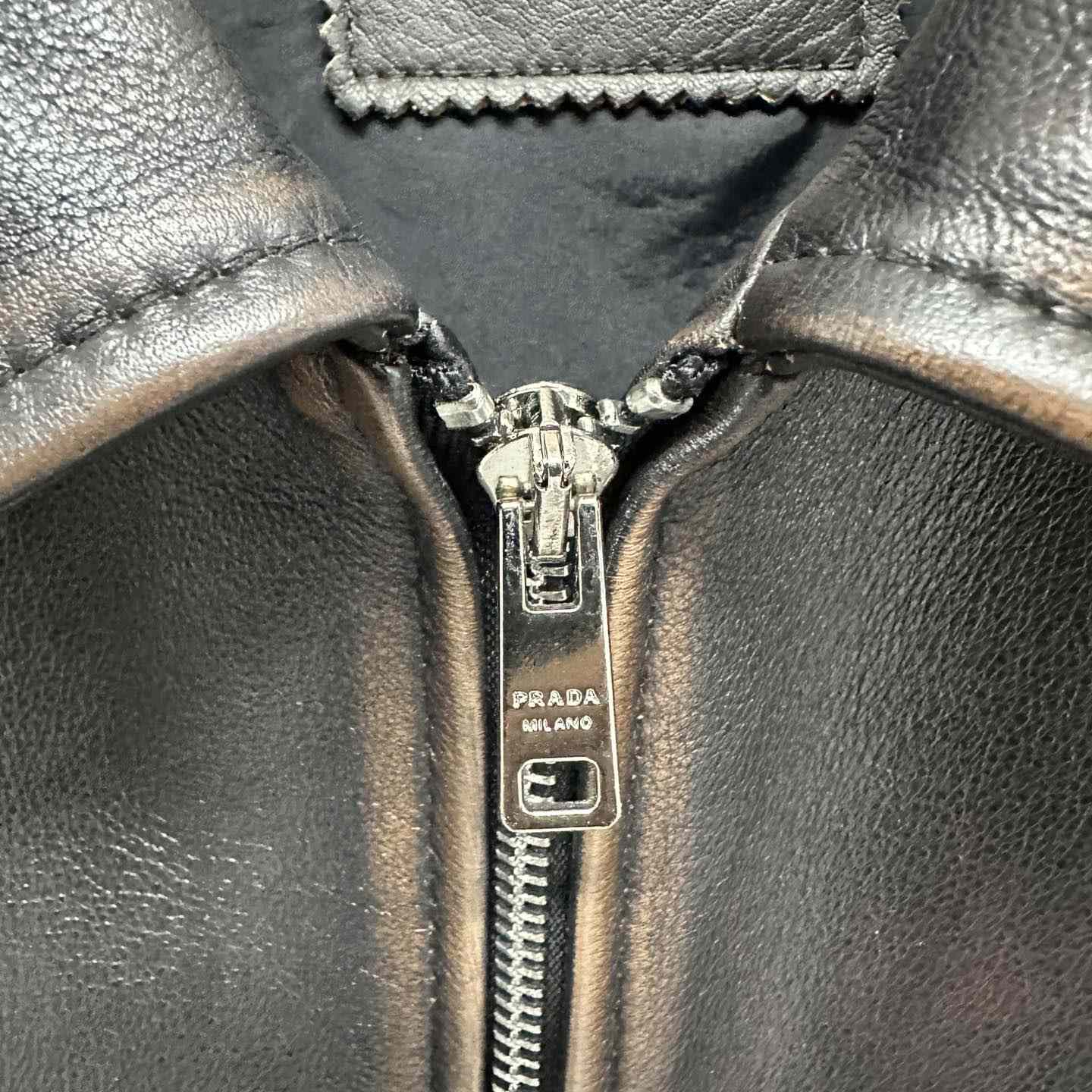 Prada Leather Jacket - DopestKickz