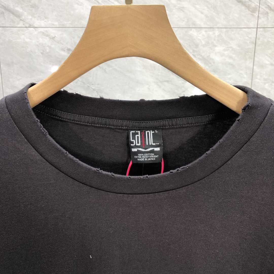 Saint Michael x Pay Money To My Pain Long Sleeve Tee Black - DopestKickz