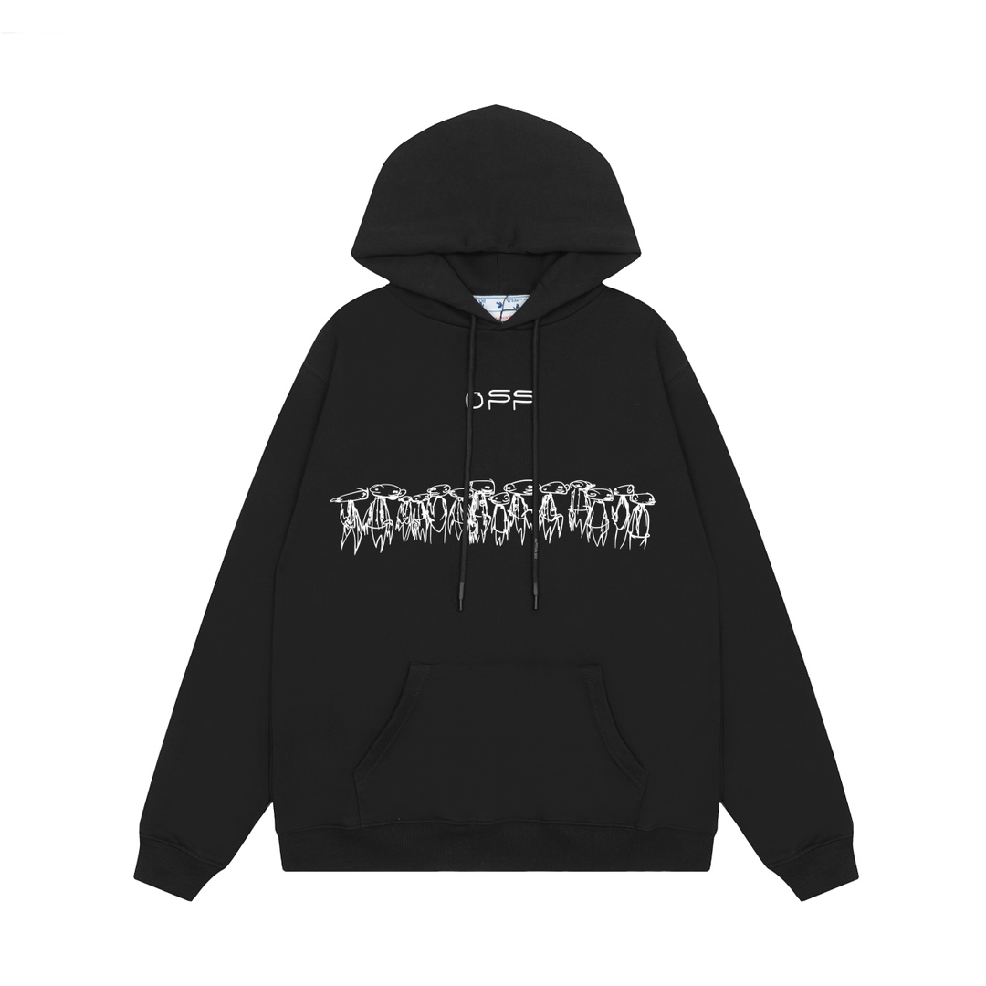 Off-White Cotton Hoodie - DopestKickz