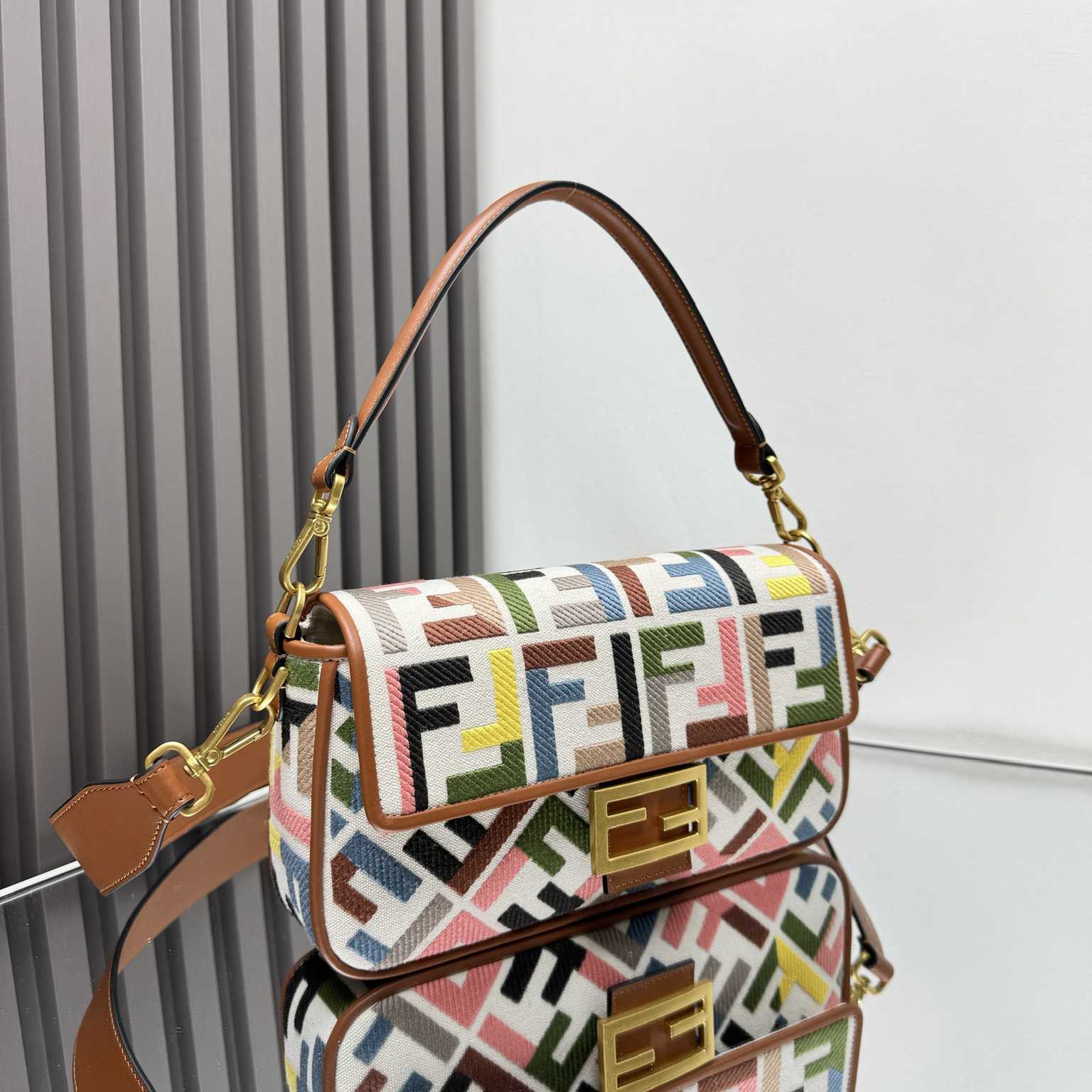 Fendi Canvas Bag (26x13x6cm) - DopestKickz