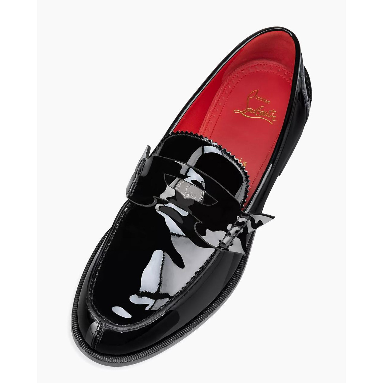 Christian Louboutin Loafers - Patent calf leather - Black  - DopestKickz