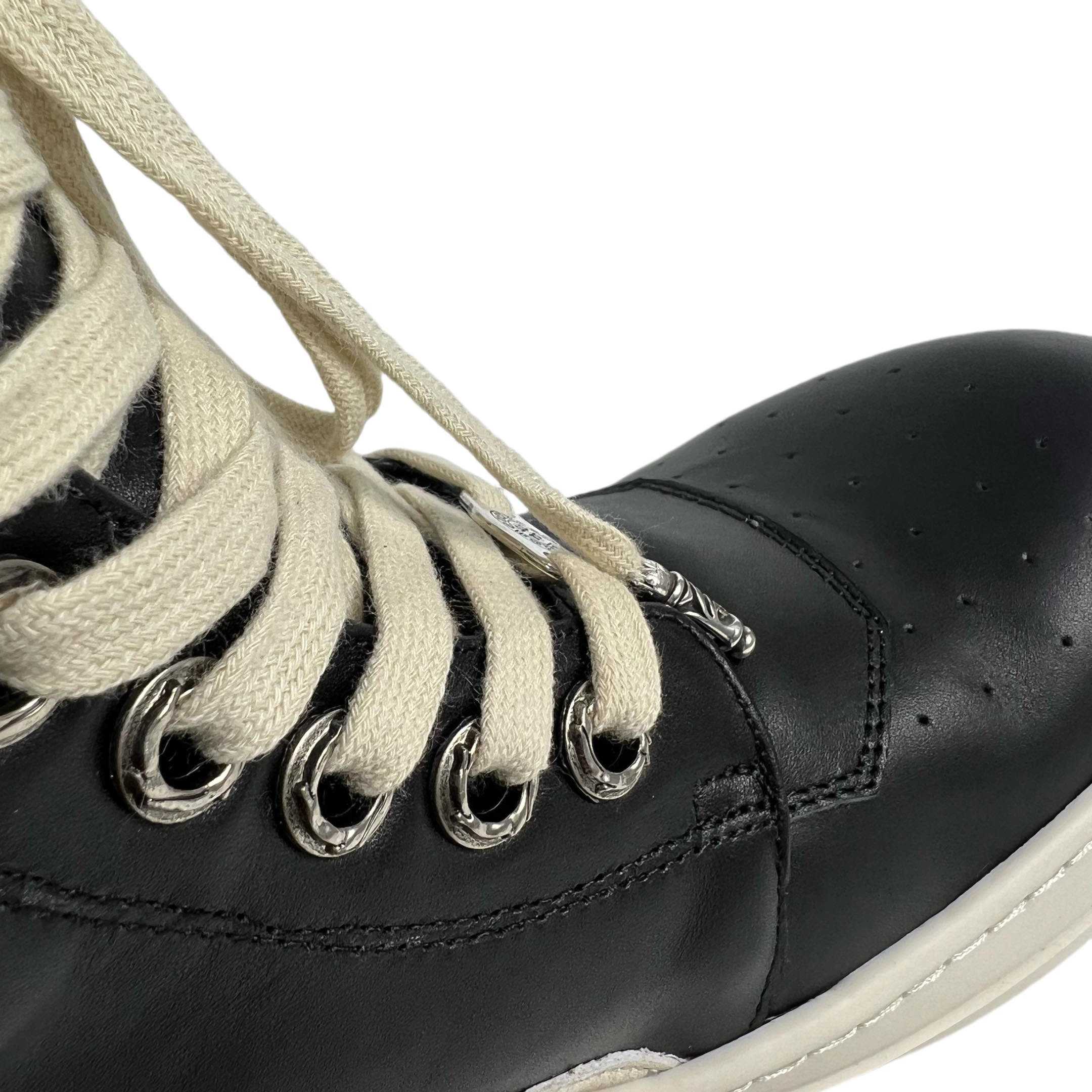Chrome Hearts x Rick Owens Geobasket High 'Black' - DopestKickz