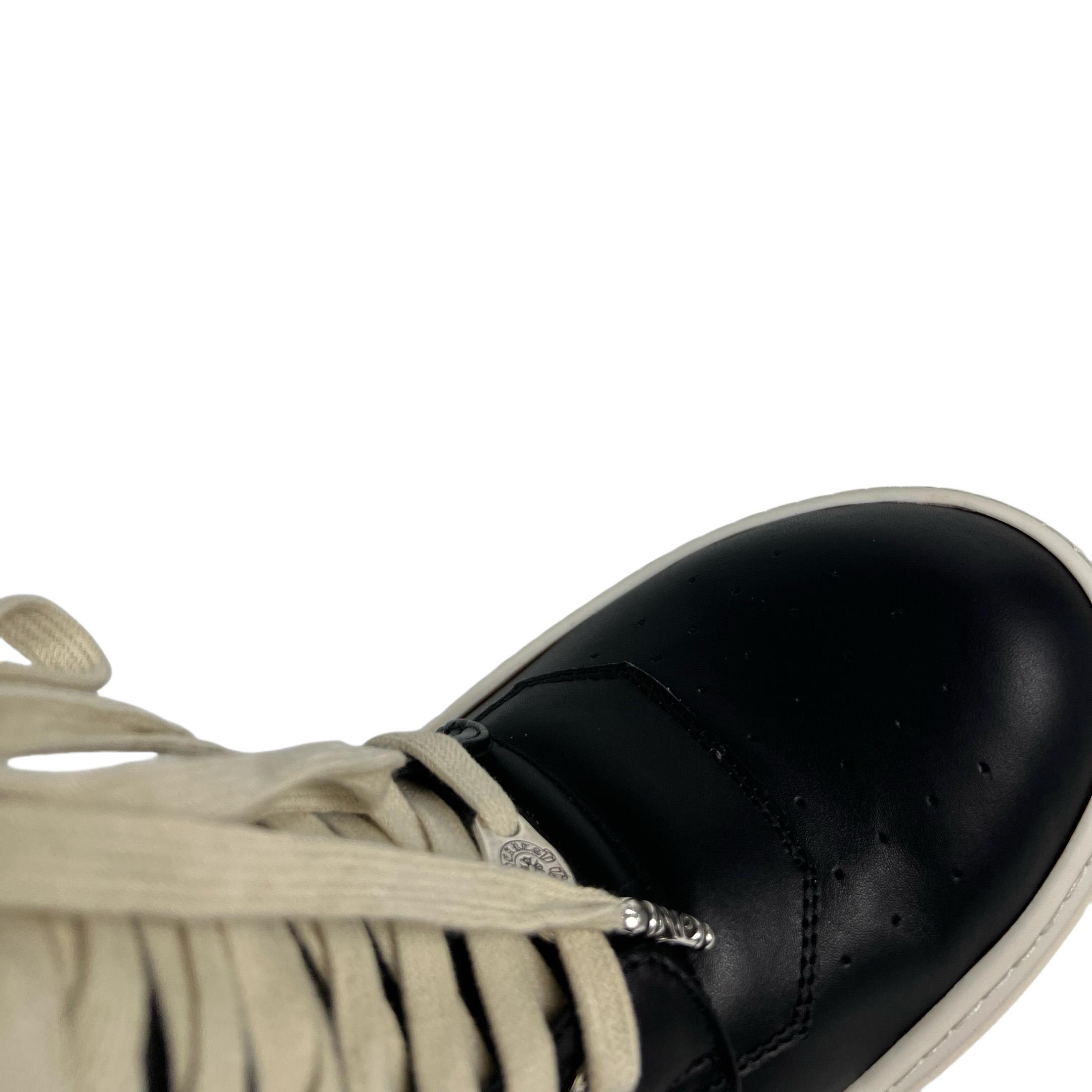 Chrome Hearts x Rick Owens Geobasket High 'Black' - DopestKickz