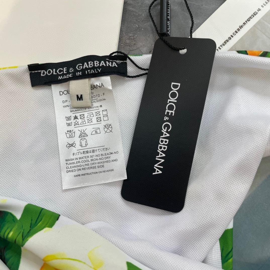 Dolce & Gabbana Women's Yellow One-Piece - DopestKickz