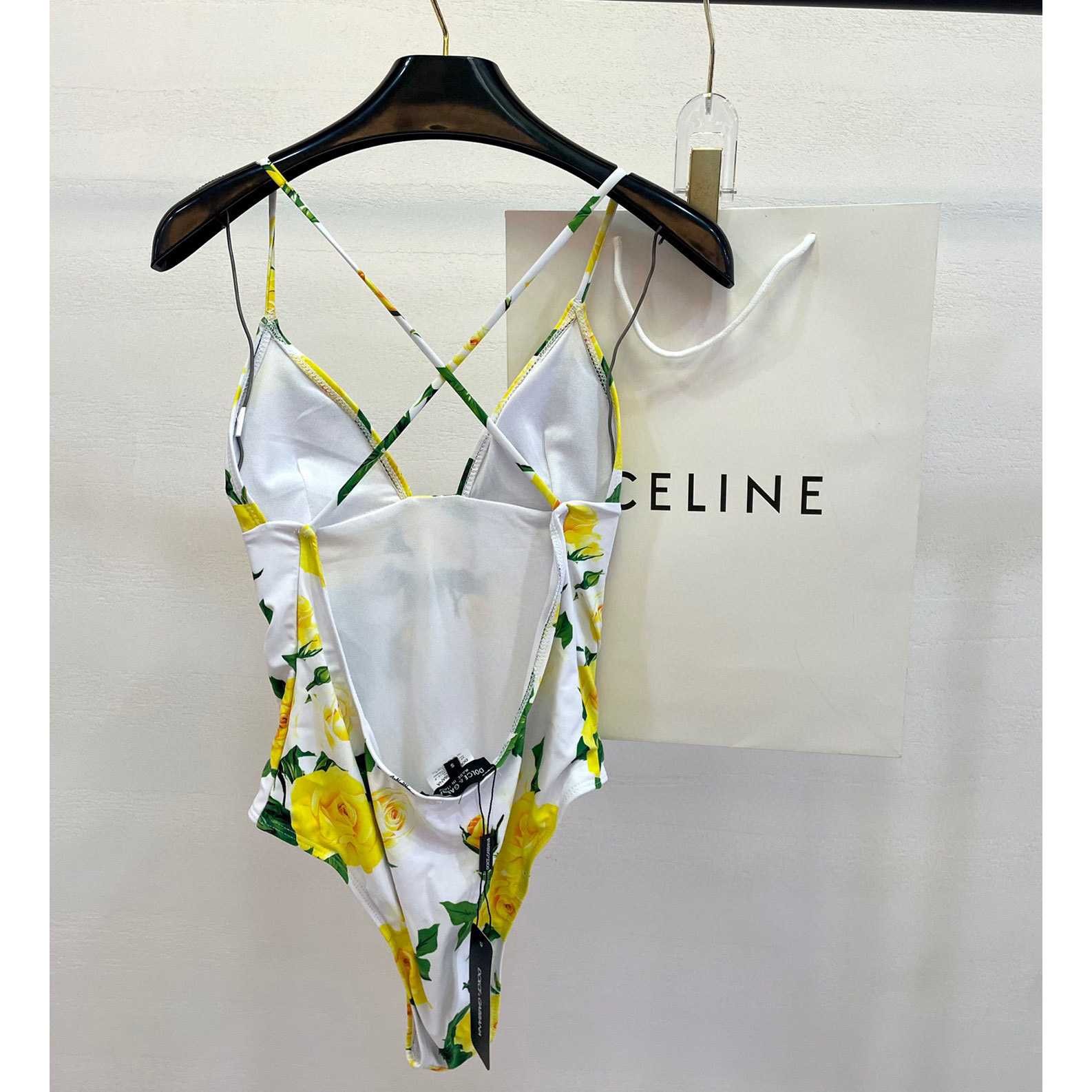 Dolce & Gabbana Women's Yellow One-Piece - DopestKickz